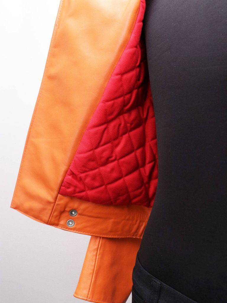 サイクロン441 : ホースハイド(オレンジ） | Lewis Leathers Lewis