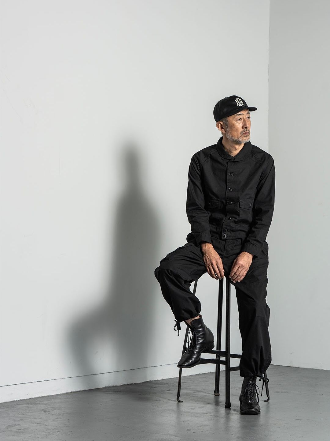 BS TRUCKER CAP (BLACK CHINO)