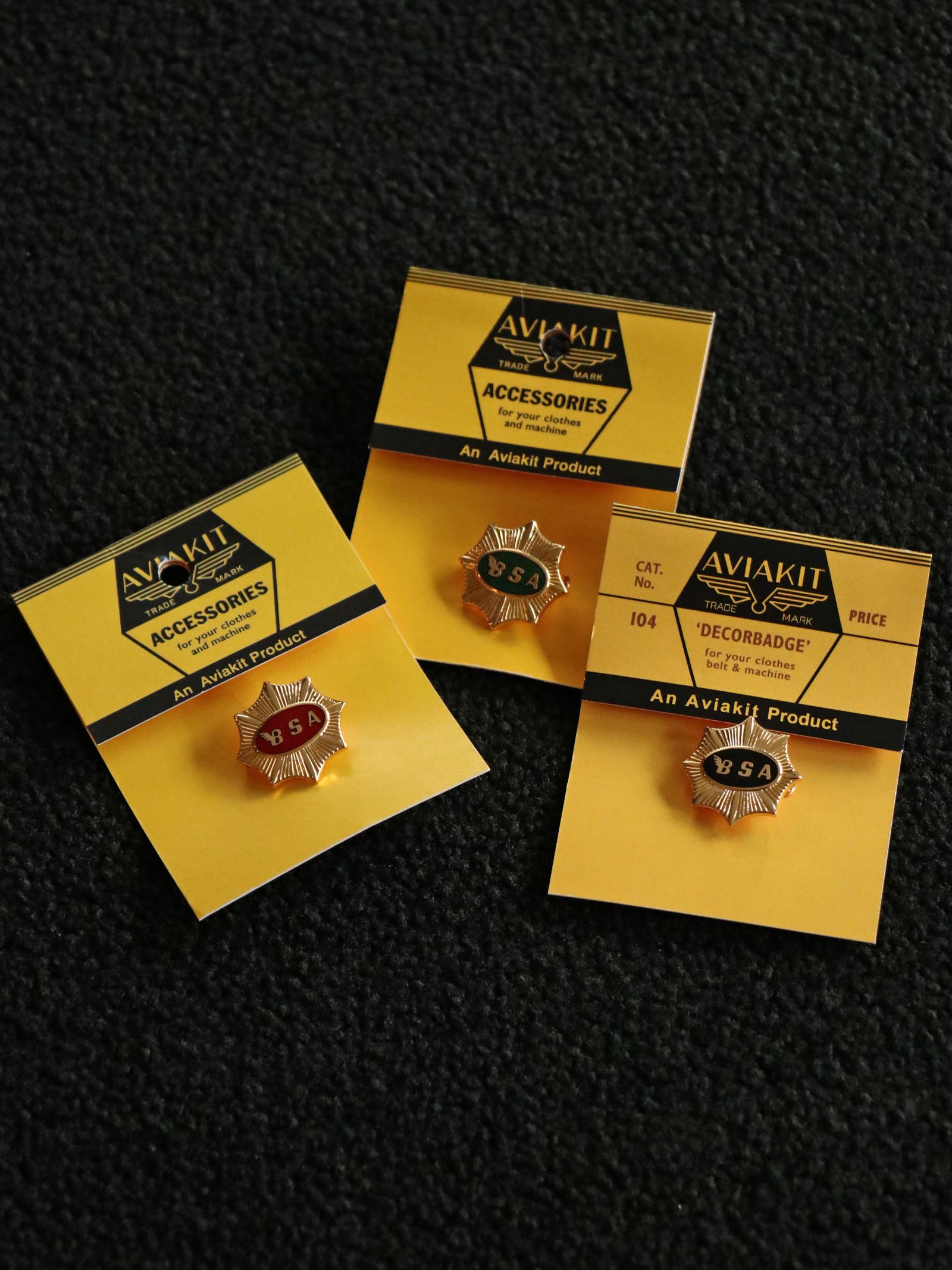 【即日発送可能】"BSA GOLD STAR" BADGE