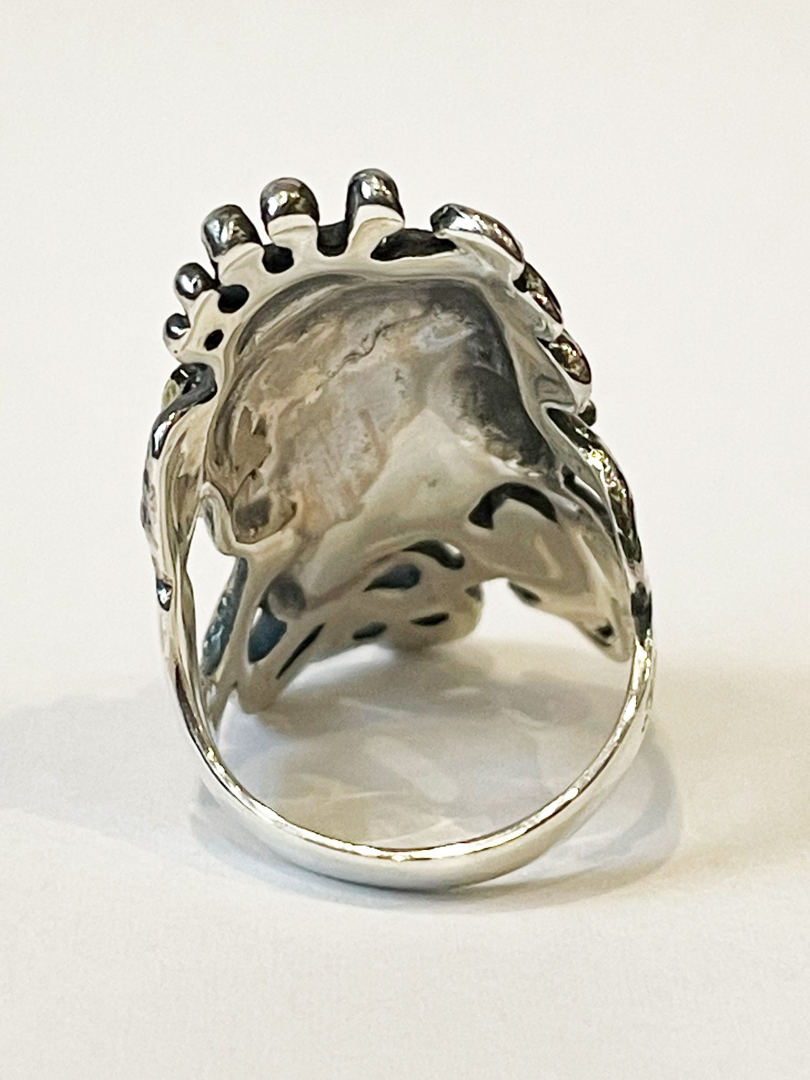 【15号 即日発送可能】El día de muerto RING (SILVER×BRASS)
