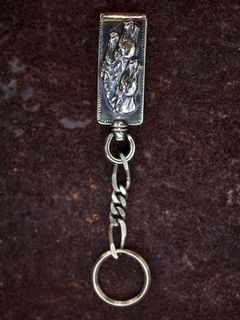 HORSE CLIP TYPE KEYCHAIN (BRASS)
