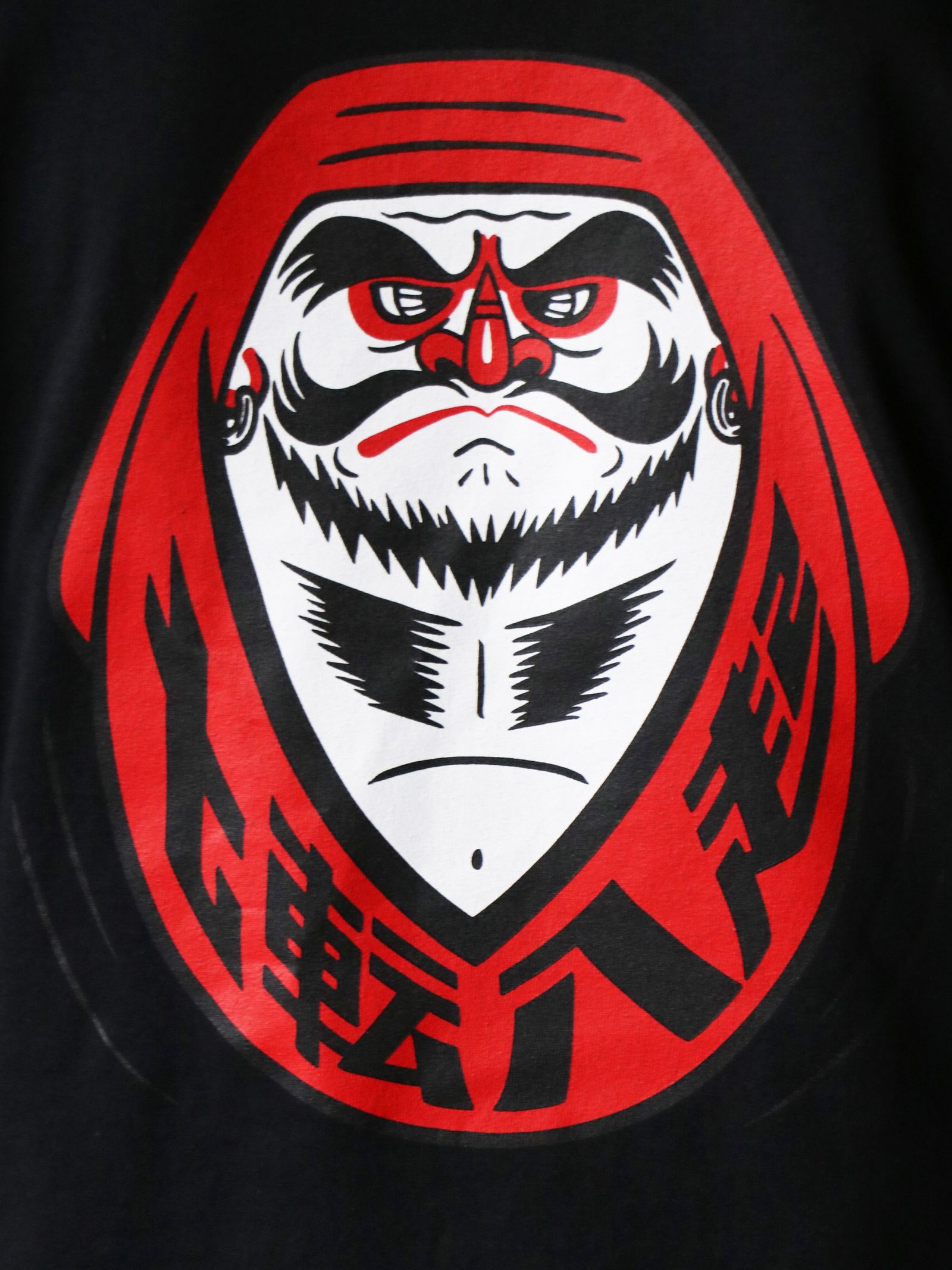 "達磨" L/S TEE (BLACK)