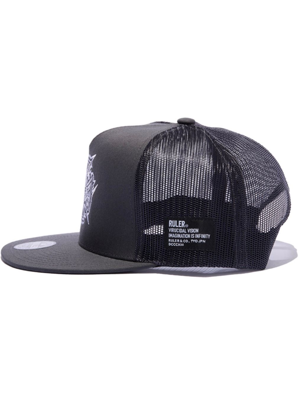 MALTESE KRAKEN TRUCKER MESHCAP (CHARCOAL/NAVY/BLACK)
