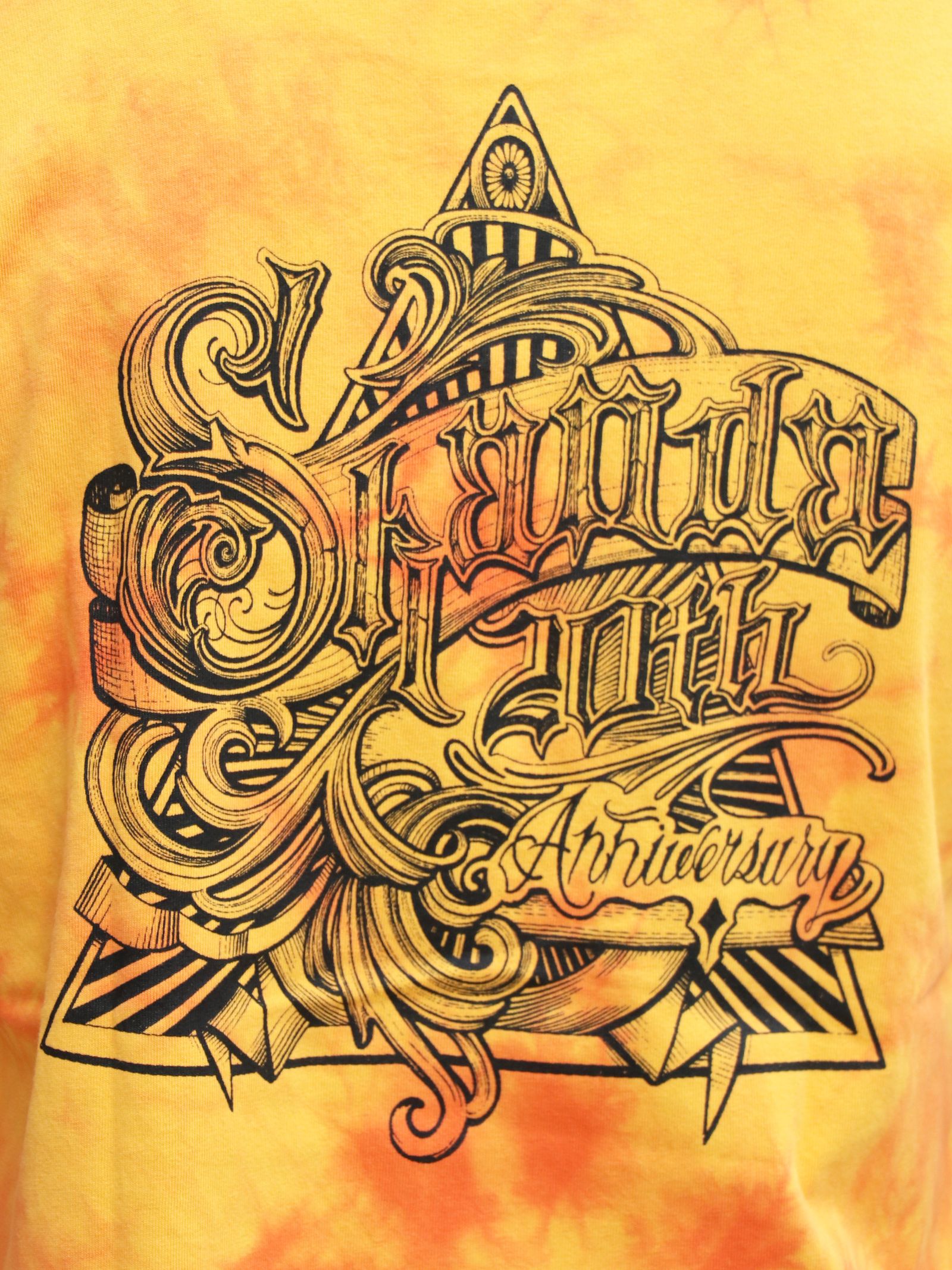 20周年オリジナルタイダイTシャツ (オレンジ)