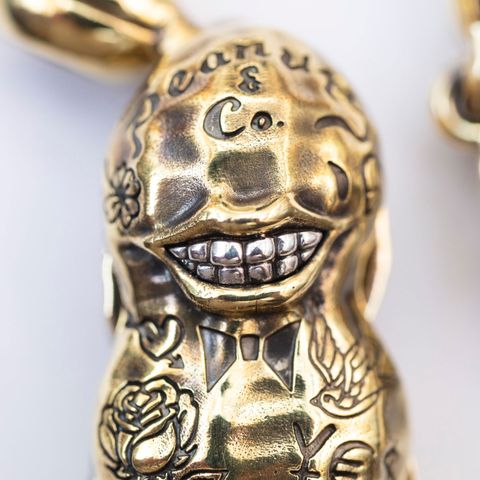 【即日発送可能】TATTOO PEANUTS (SMALL) (BRASSxSILVER)