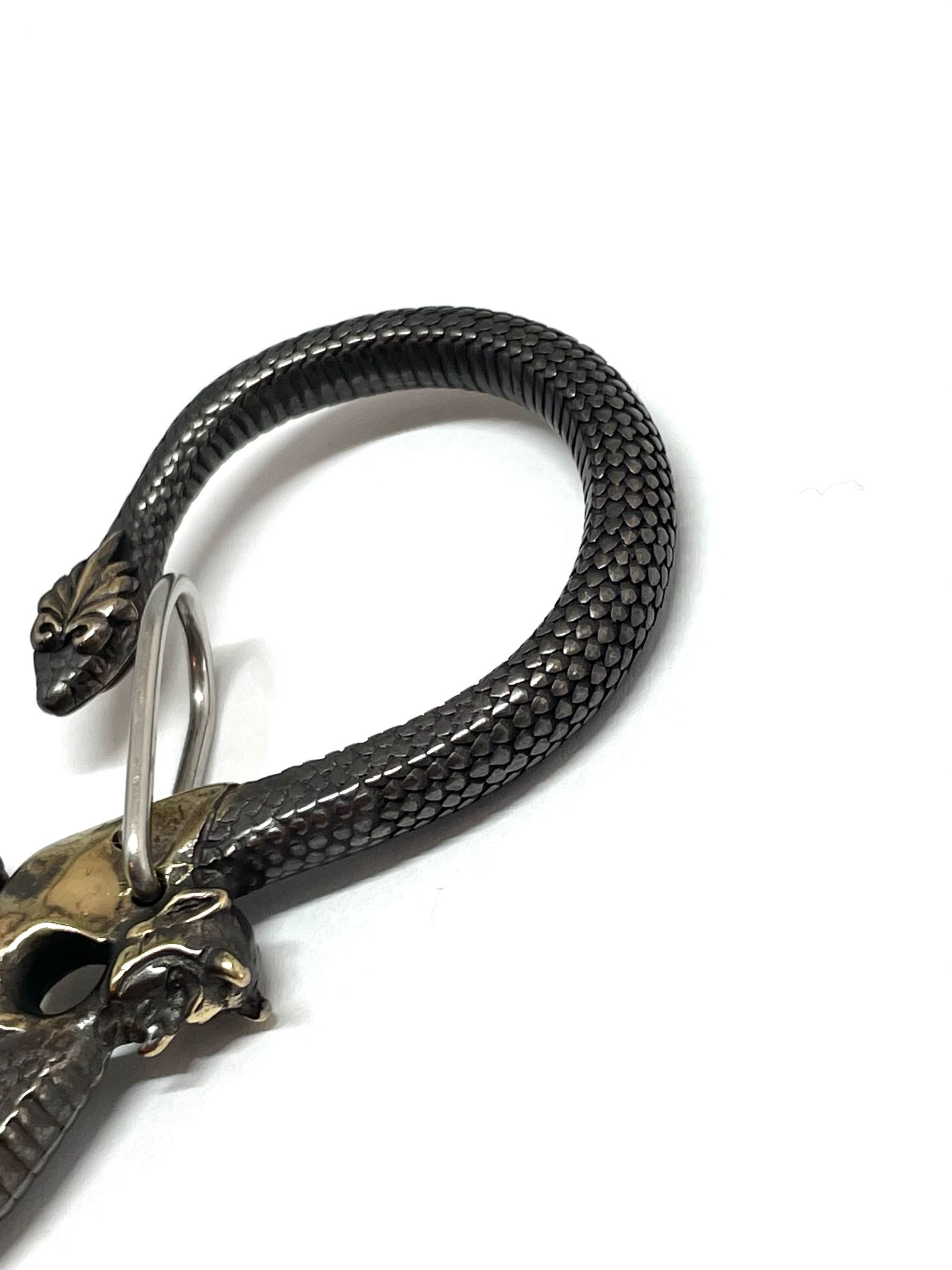BLACKSNAKE & DEVIL KEYHOLDER(BRASS)