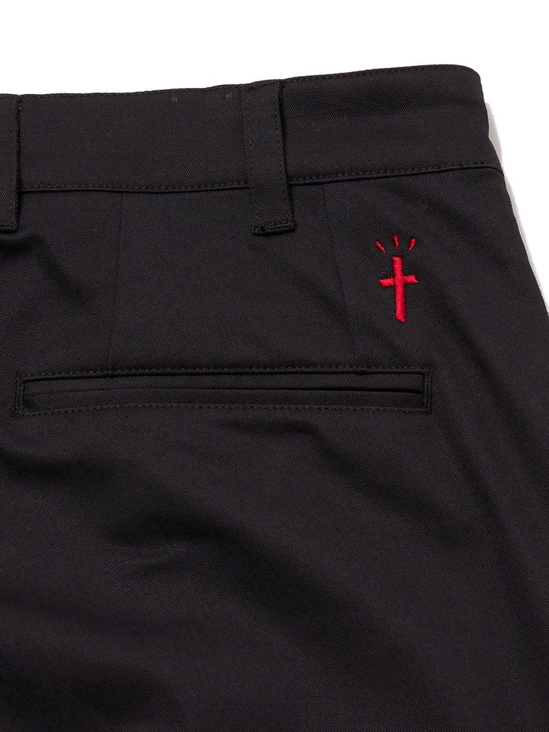 ベンタイル ツータック ワイド チノパンツ (ブラック) / VENTILE TWO TUCK WIDE CHINO PANTS (BLACK)