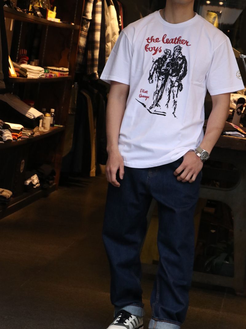 THE LEATHER BOYS T-SHIRT (WHITE)