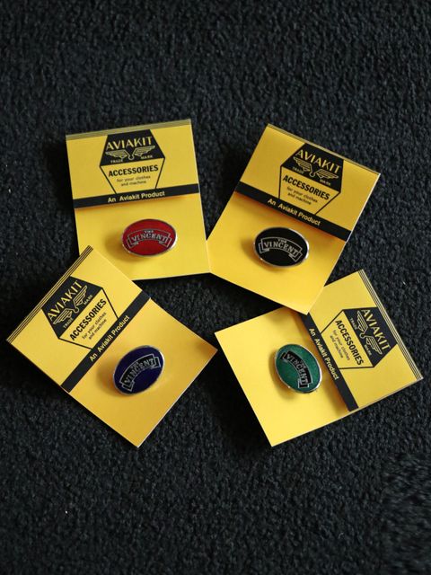 【即日発送可能】"THE VINCENT OVAL" BADGE