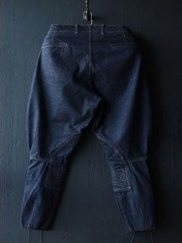 DARK INDIGO DENIM SHERIFF BREECHES (DARK INDIGO)