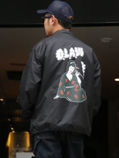 "S" LADY BOA COACH JACKET (BLACK)