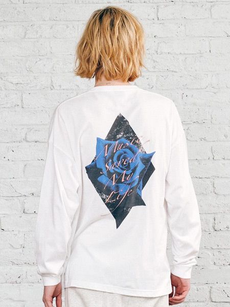 ローズロングスリーブTシャツ / ROSE LONG SLEEVE TEE