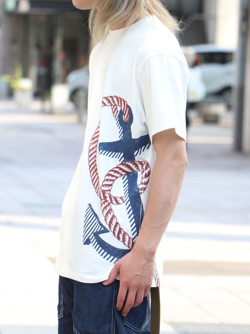 NAUTICAL ANCHOR S/S T-SHIRTS (WHITE)