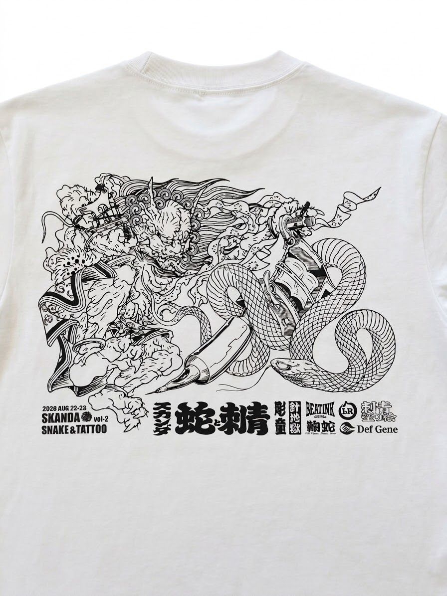 SNAKE & TATTOO S/S TEE "蛇と刺青"