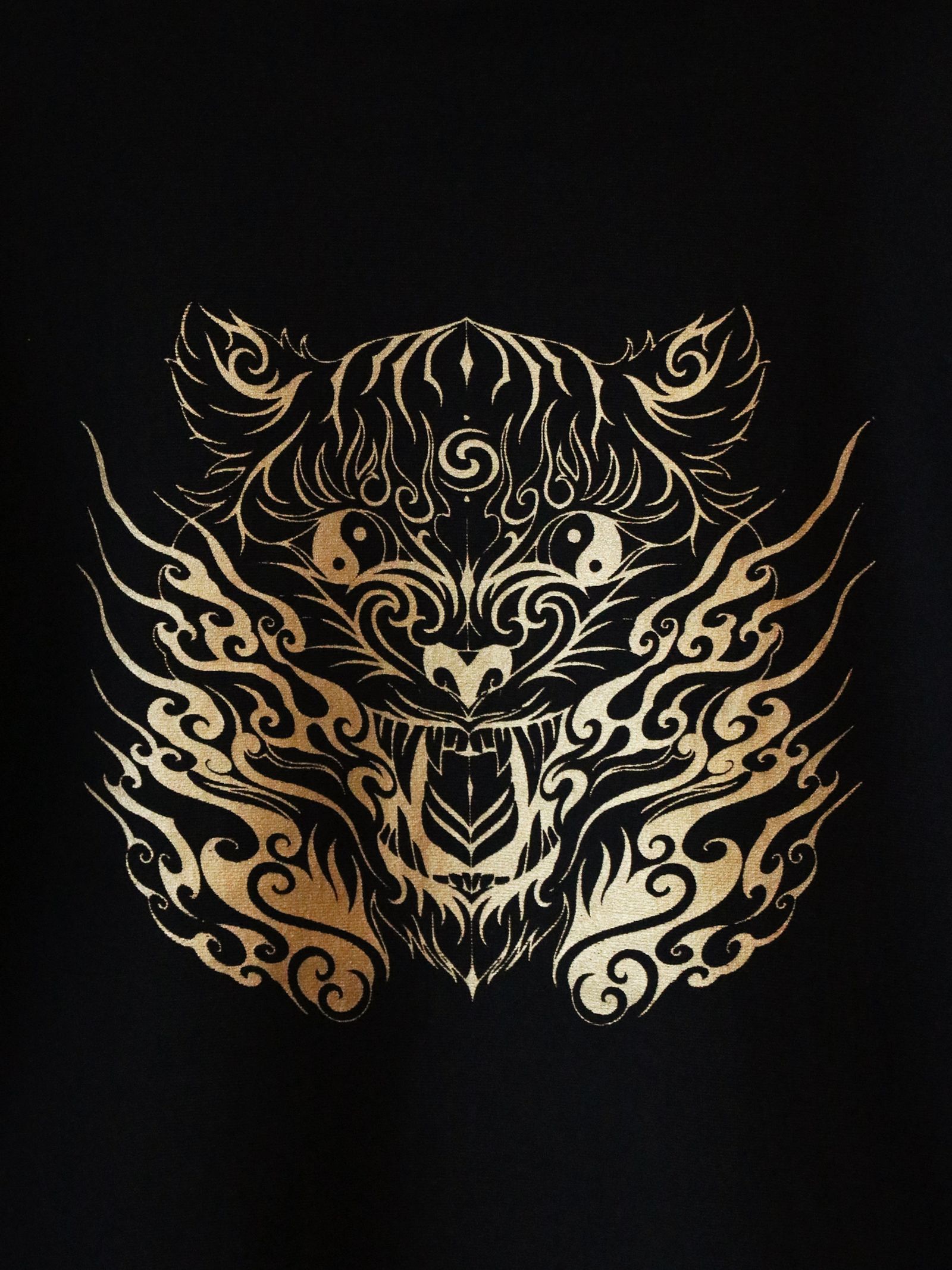 トライバル タイガーパーカー (ブラック) / TRIBAL TIGER PARKA (BLACK)