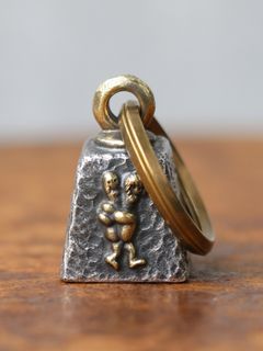 LUCKY BELL ”角” ( Silver925 x Brass) Medium