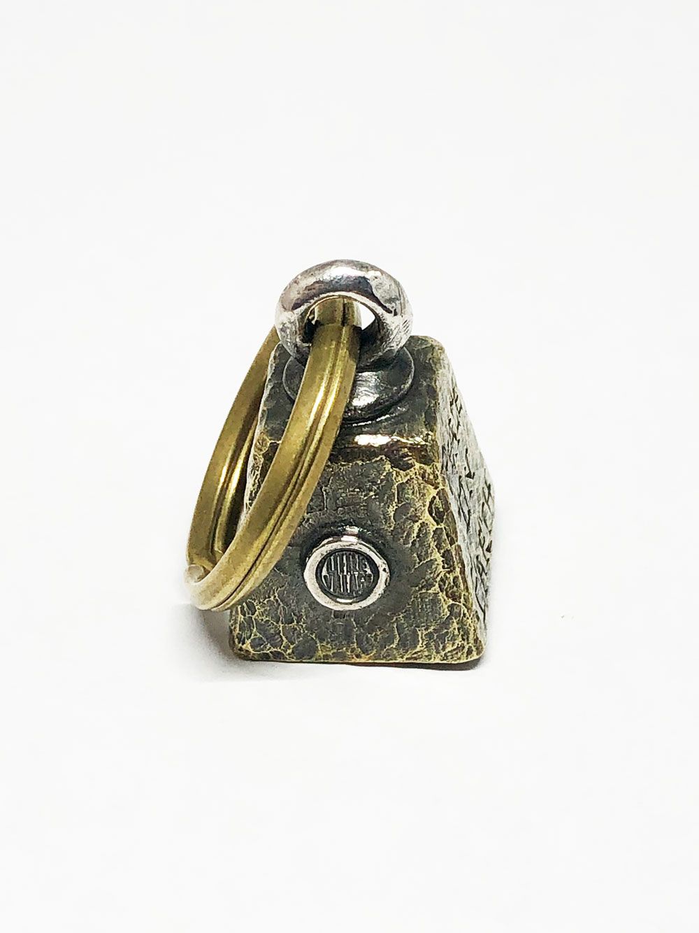 LUCKY BELL ”角” (Brass x Silver925 ) Medium