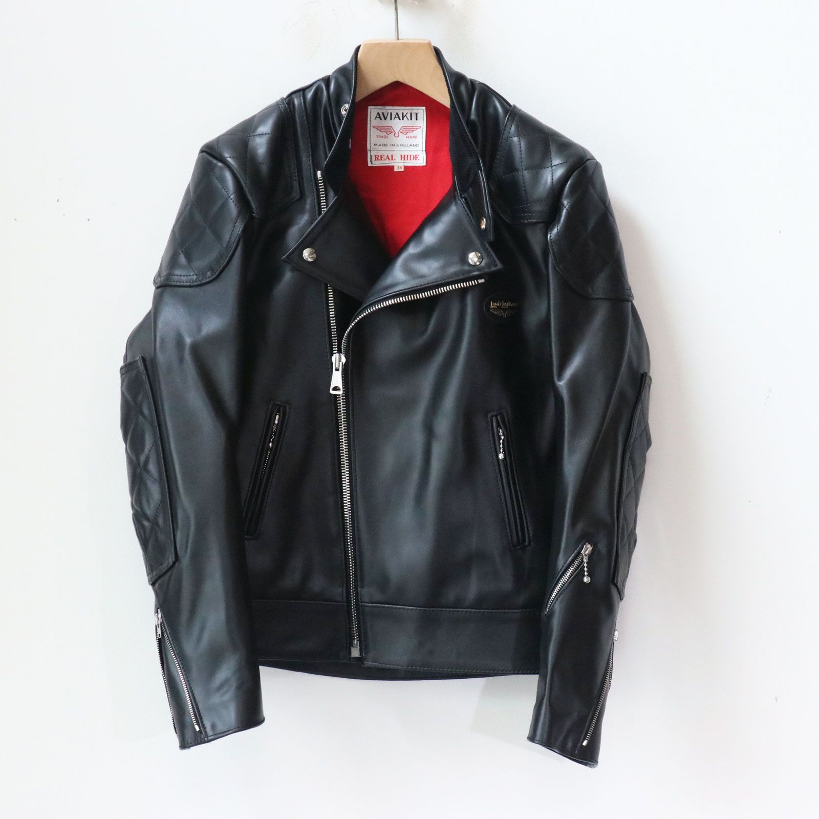 【即日発送可能】#445T SUPER MONZA TIGHT FIT / BLACK HORSE HIDE / 38inch