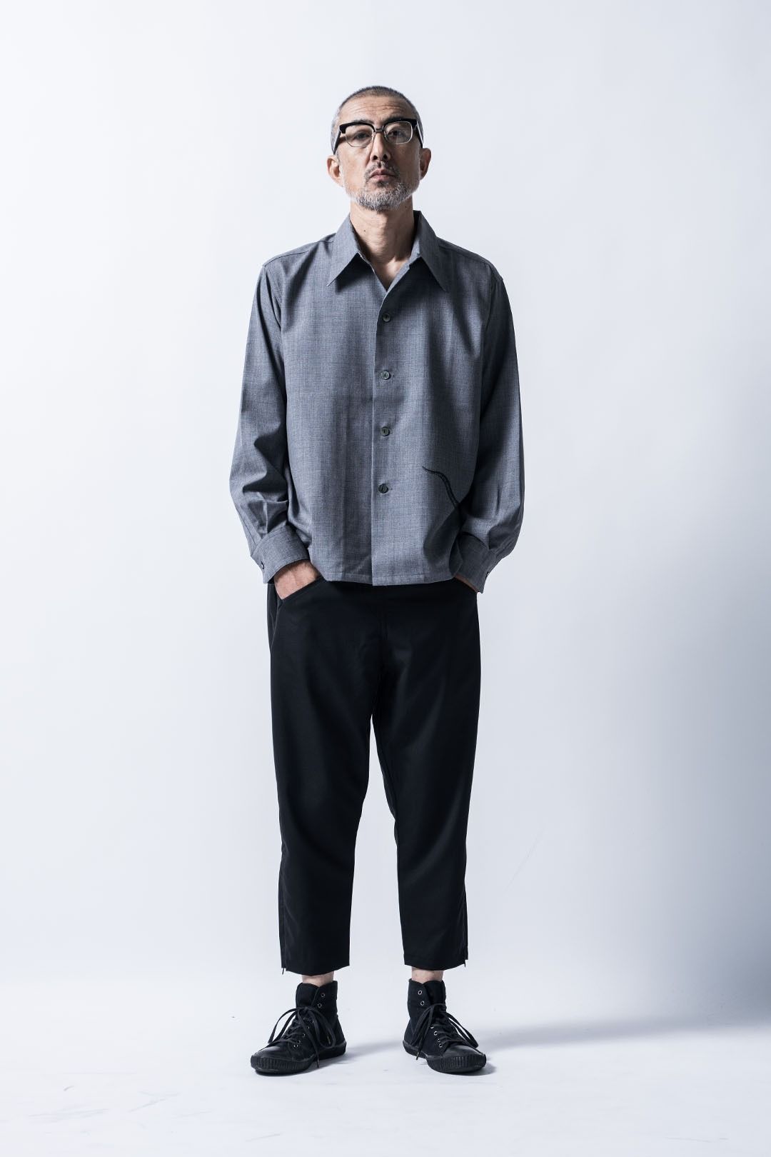 JONSTON SHIRTS "SERPENS" (SMOKE GRAY)