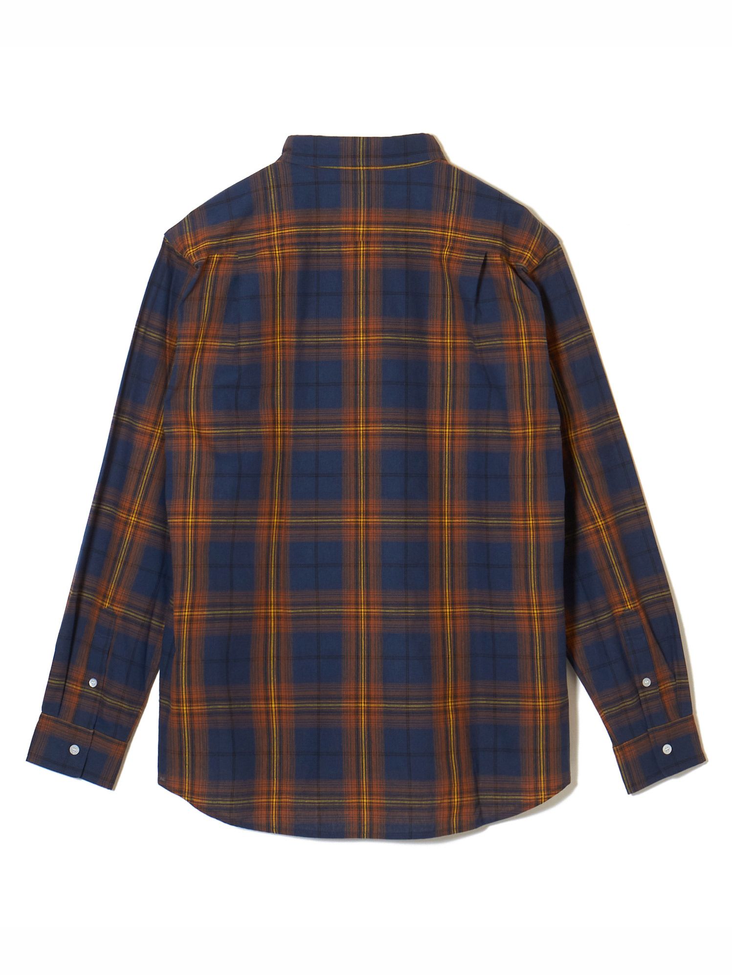 チェック ボタンダウンシャツ / CHECK B.D SHIRT (BULE)