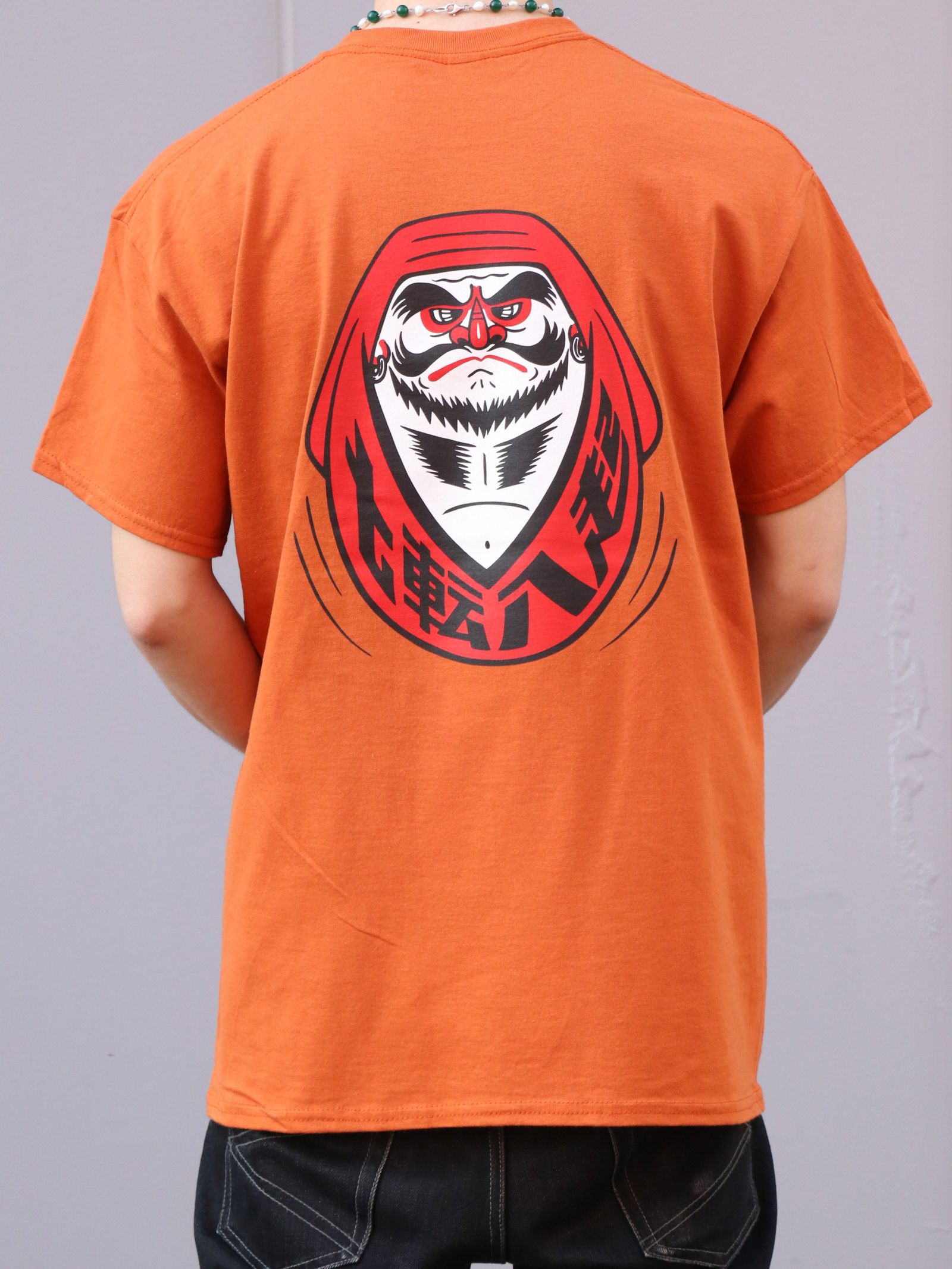 "達磨" S/S TEE (DARK ORANGE)
