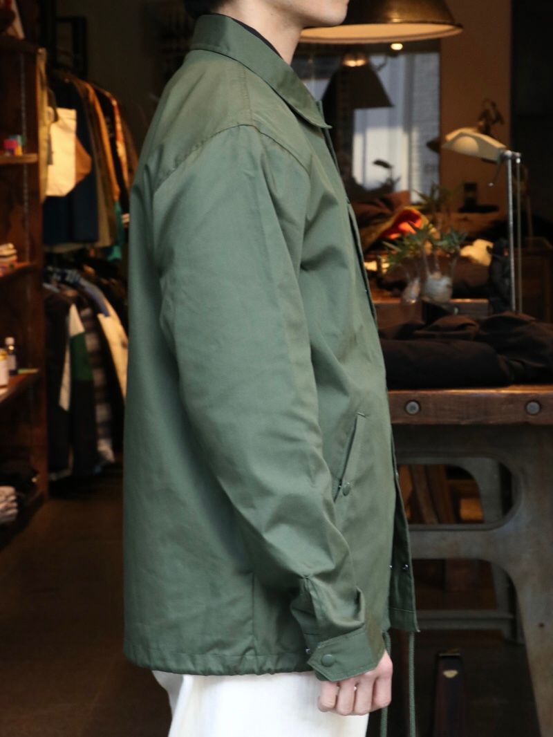 “IDATEN” TC COACH JACKET (GREEN)
