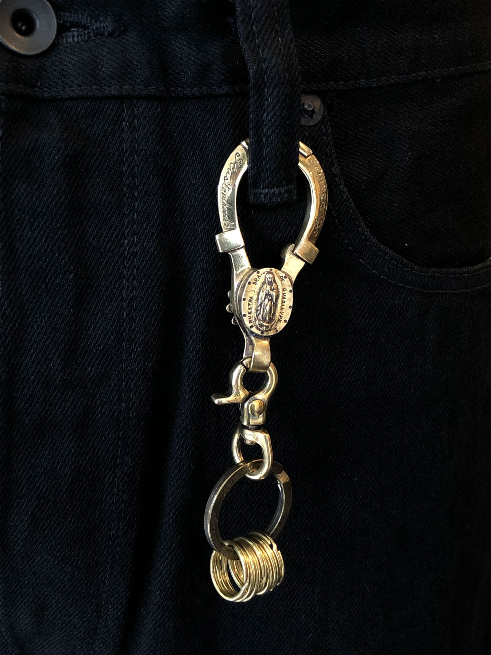 EL SOL HORSESHOE KEYHOLDER (BRASS)