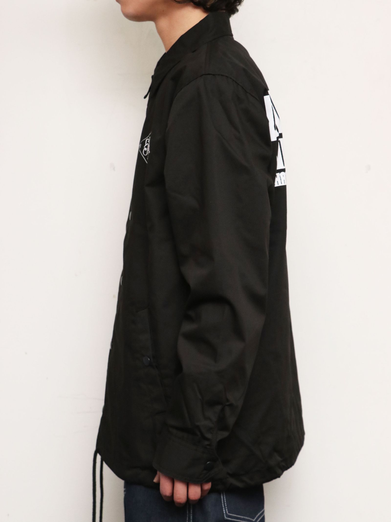 SKANDA ORIGNAL T/C コーチジャケット (ブラック) / SKANDA ORIGNAL  T/C COACH JACKET (BLACK)