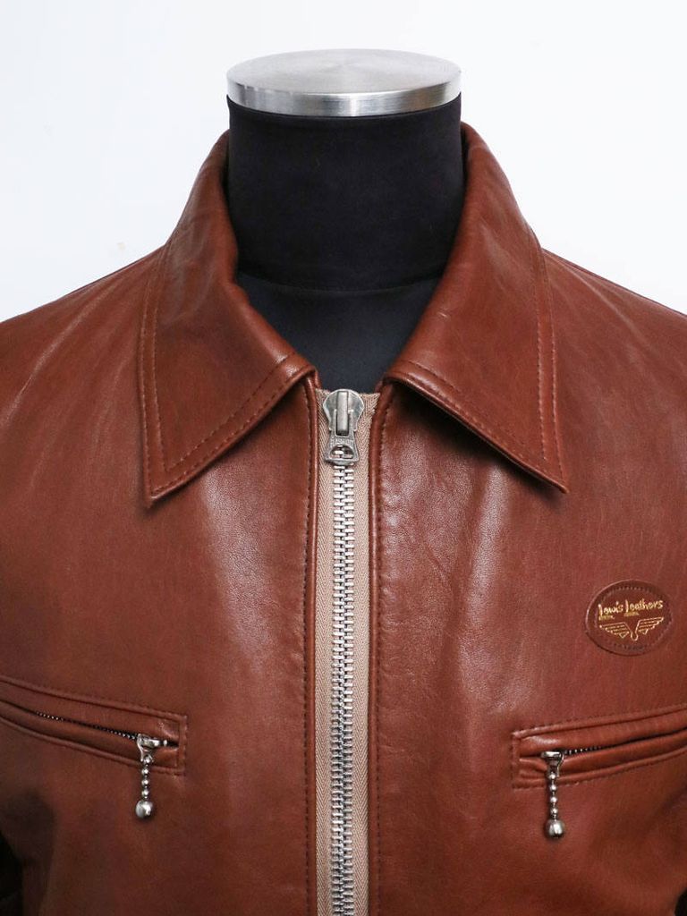 ドミネーター551：シープスキン(ライトブラウン） | Lewis Leathers