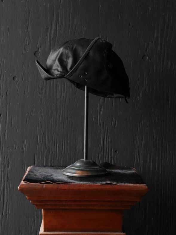 MILITARY CHINO AVIATOR CAP (MIDNIGHT BLACK)