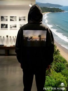 "ENCOUNTER" PHOTO FULL ZIP HOODIE (BLACK)