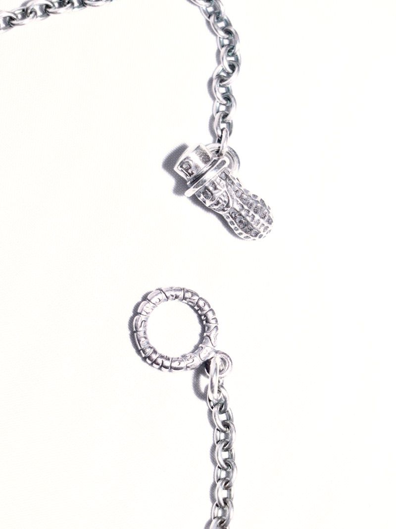 L BUNNY (SILVER925xPINKGOLD 10K) + CHAIN (SILVER925)