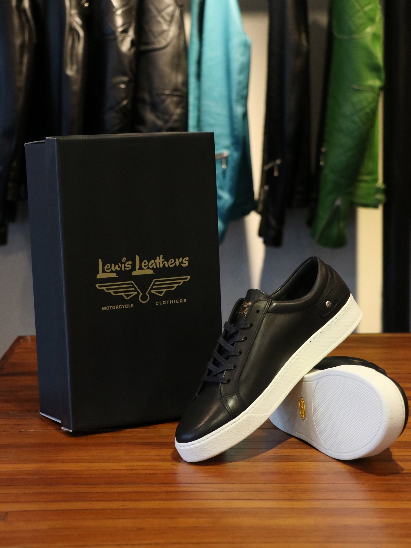 Lewis Leathers - SIDECAR SNEAKER LOW (BLACK) | SKANDA