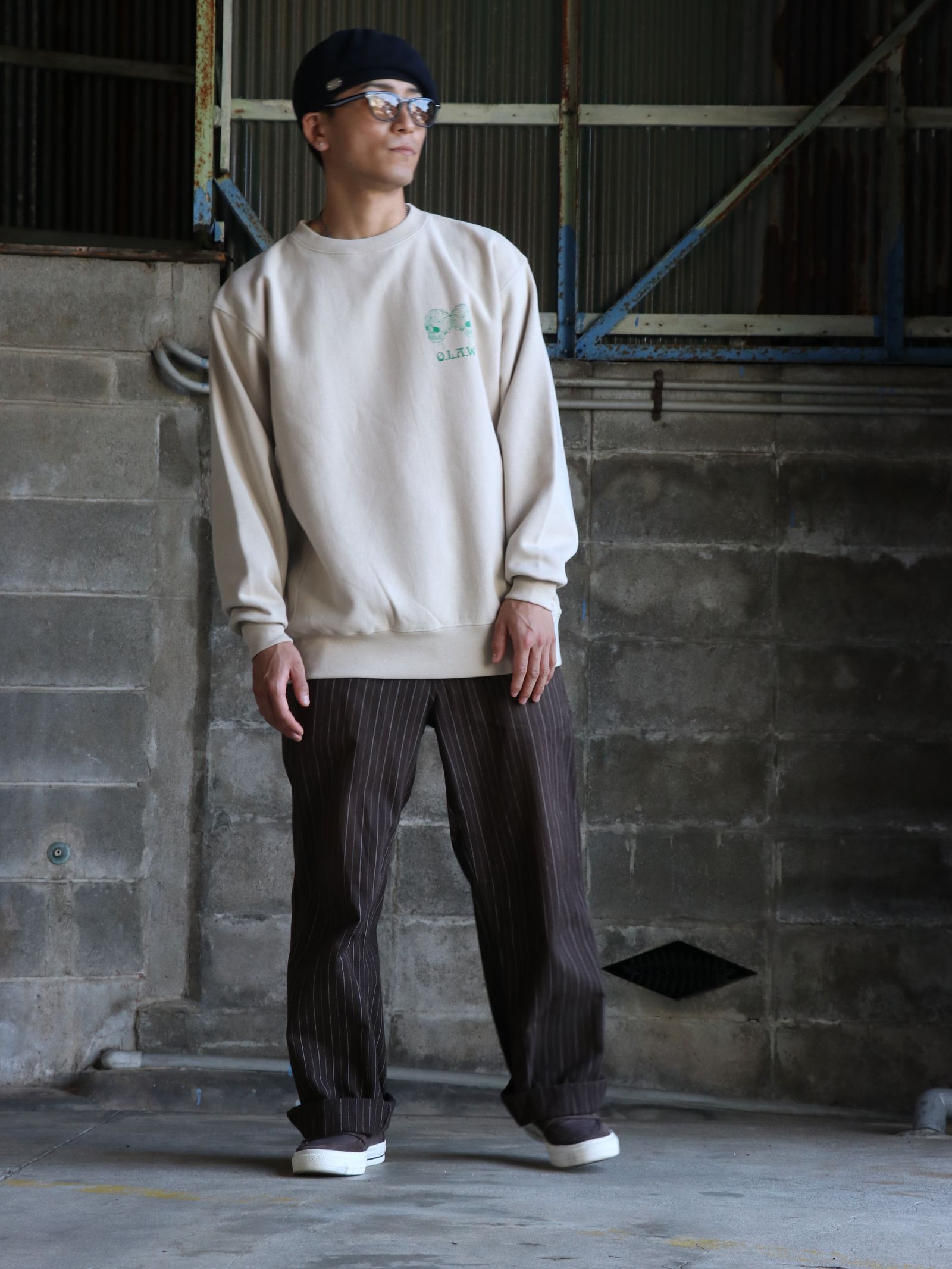 Entourage 12OZ CREW NECK SWEAT (SAND)
