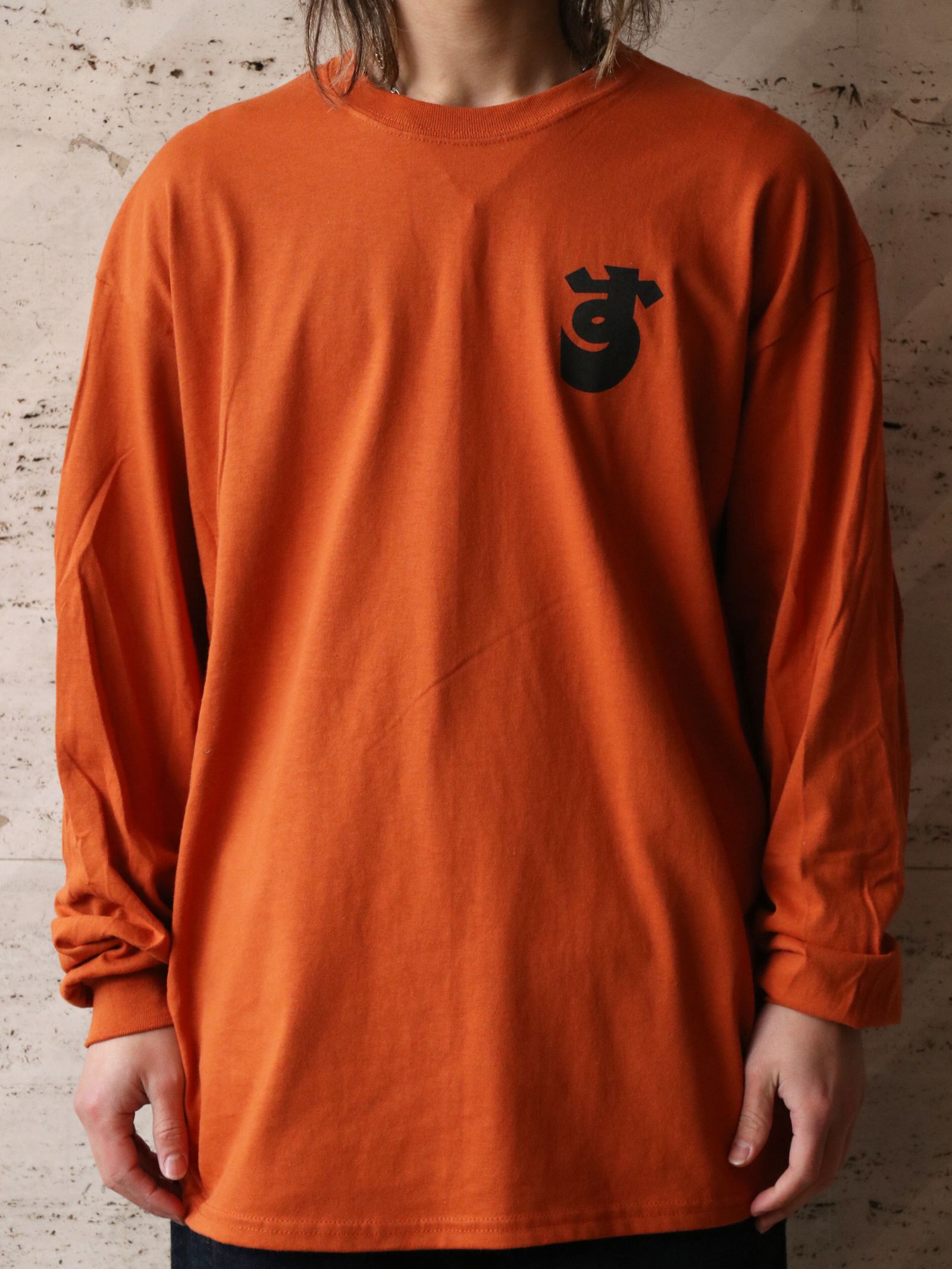 "達磨" L/S TEE (DARK ORANGE)