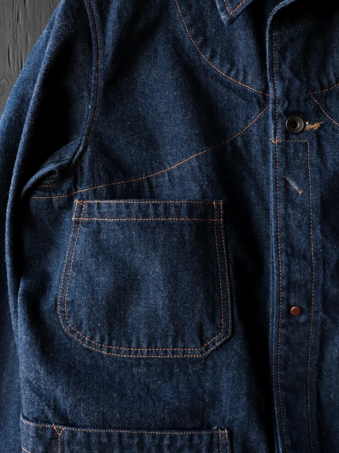 1910s 9oz DEATH VALLEY JACKET (DARK INDIGO)