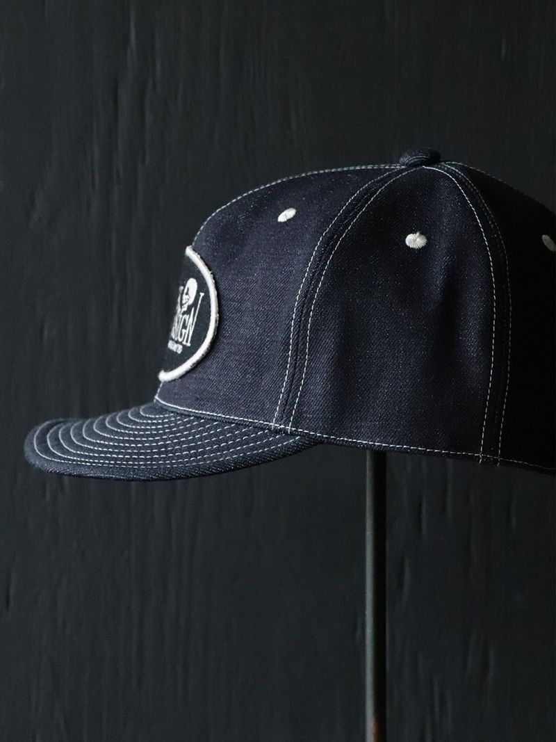 INDIGO DENIM TRUCKER CAP (DARK INDIGO)