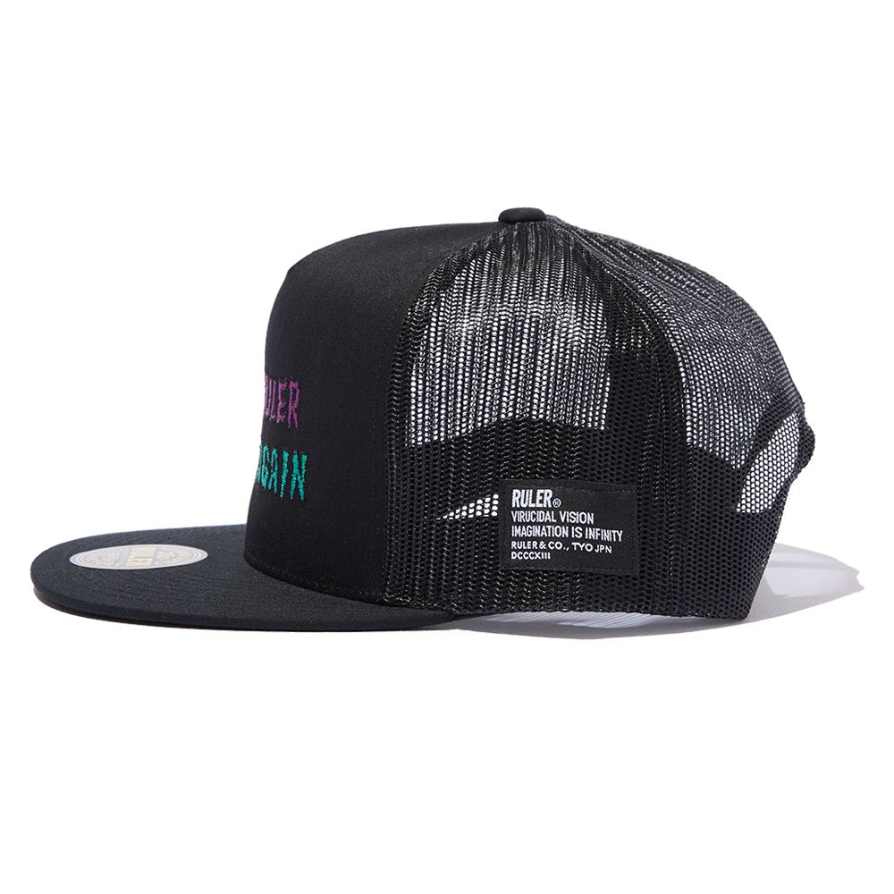 RULER ルーラー　CON MESH CAP ブラック RULER ルーラー CON MESH CAP ブラック - メルカリ