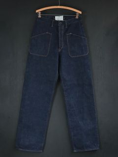 1940s 15oz DENIM PRISON WAIST-OVERALLS