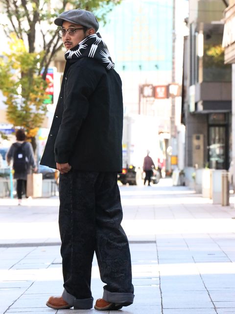 総柄PARKAをも大人に着こなす"AUTUMN STYLE"