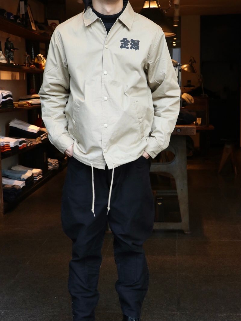 “IDATEN” TC COACH JACKET (BEIGE)