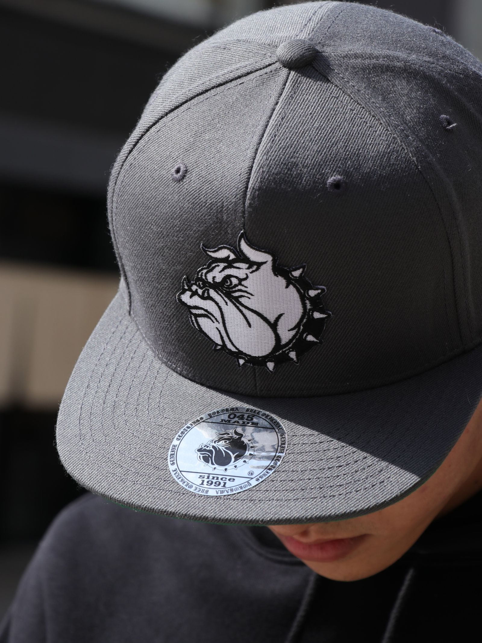 ブルベースボールキャップ / BULL BASEBALL CAP (GRAY)