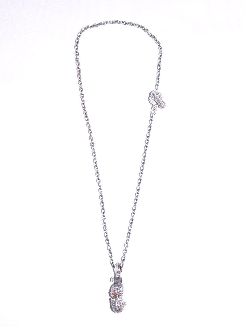 L BUNNY (SILVER925xPINKGOLD 10K) + CHAIN (SILVER925)