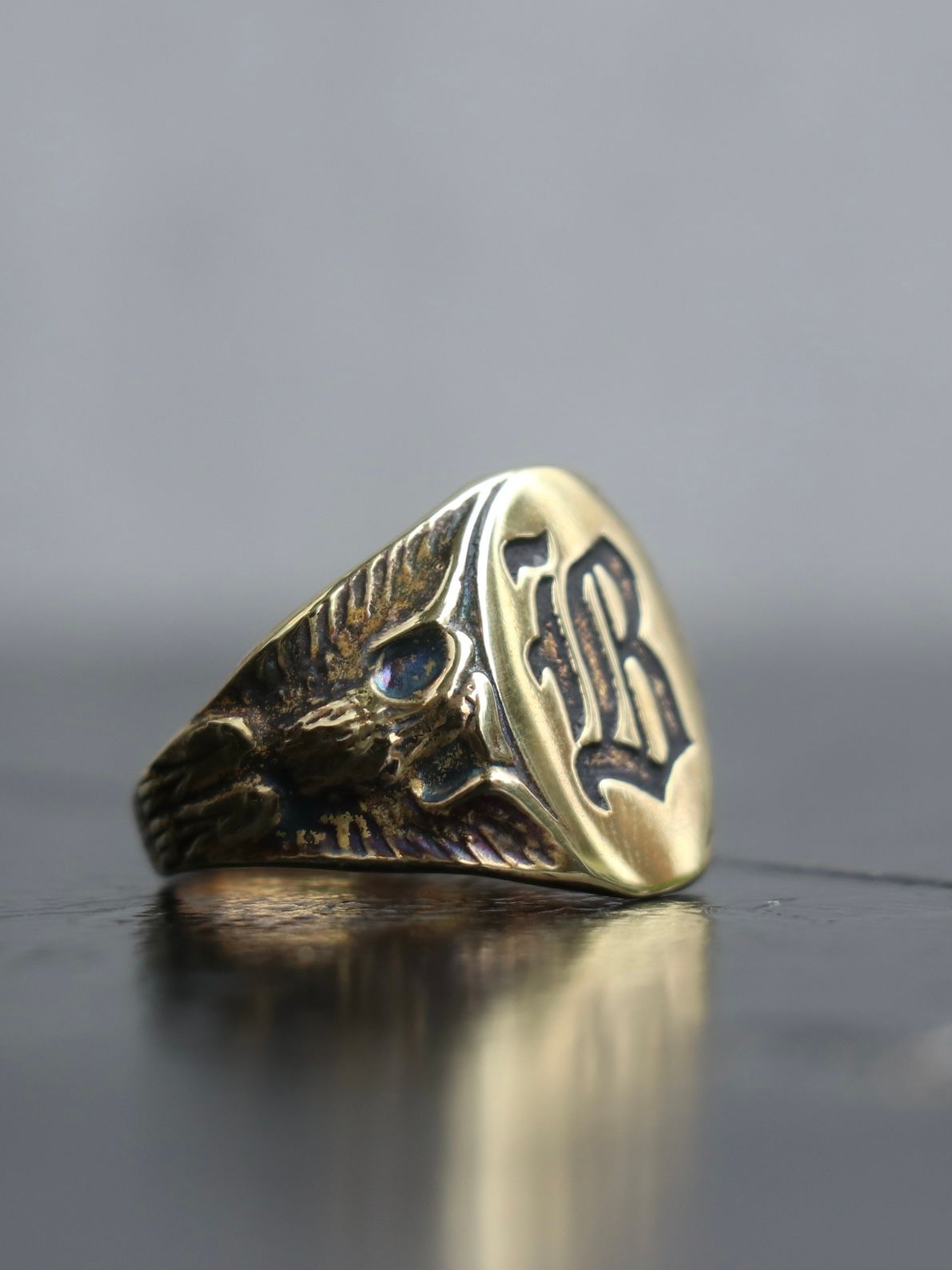 SIGNET RING (BRASS)