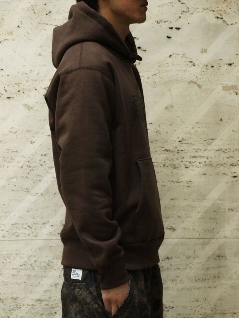 MOZYSKEY×SKANDA "疾風迅雷" PARKA (BROWN) / 別注パーカー (ブラウン)