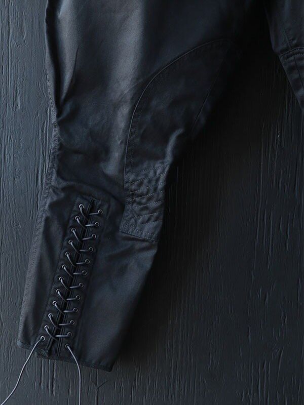 BLACK CHINO SHERIFF BREECHES (MIDNIGHT BLACK)