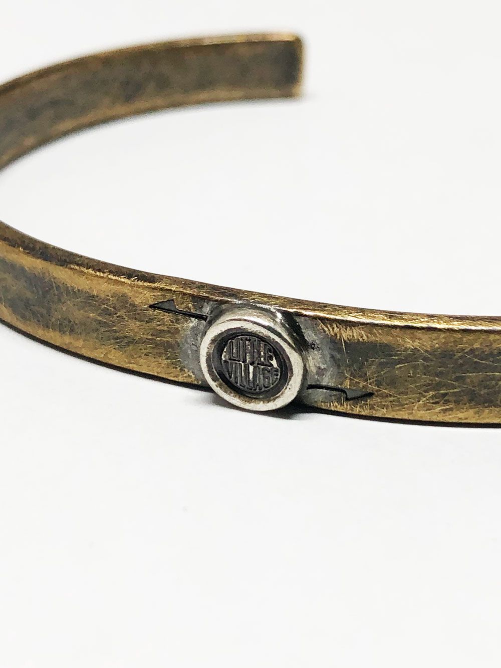 スモール ピース バングル (真鍮 x 銀) / SMALL PEACE BANGLE (BRASS x SILVER)