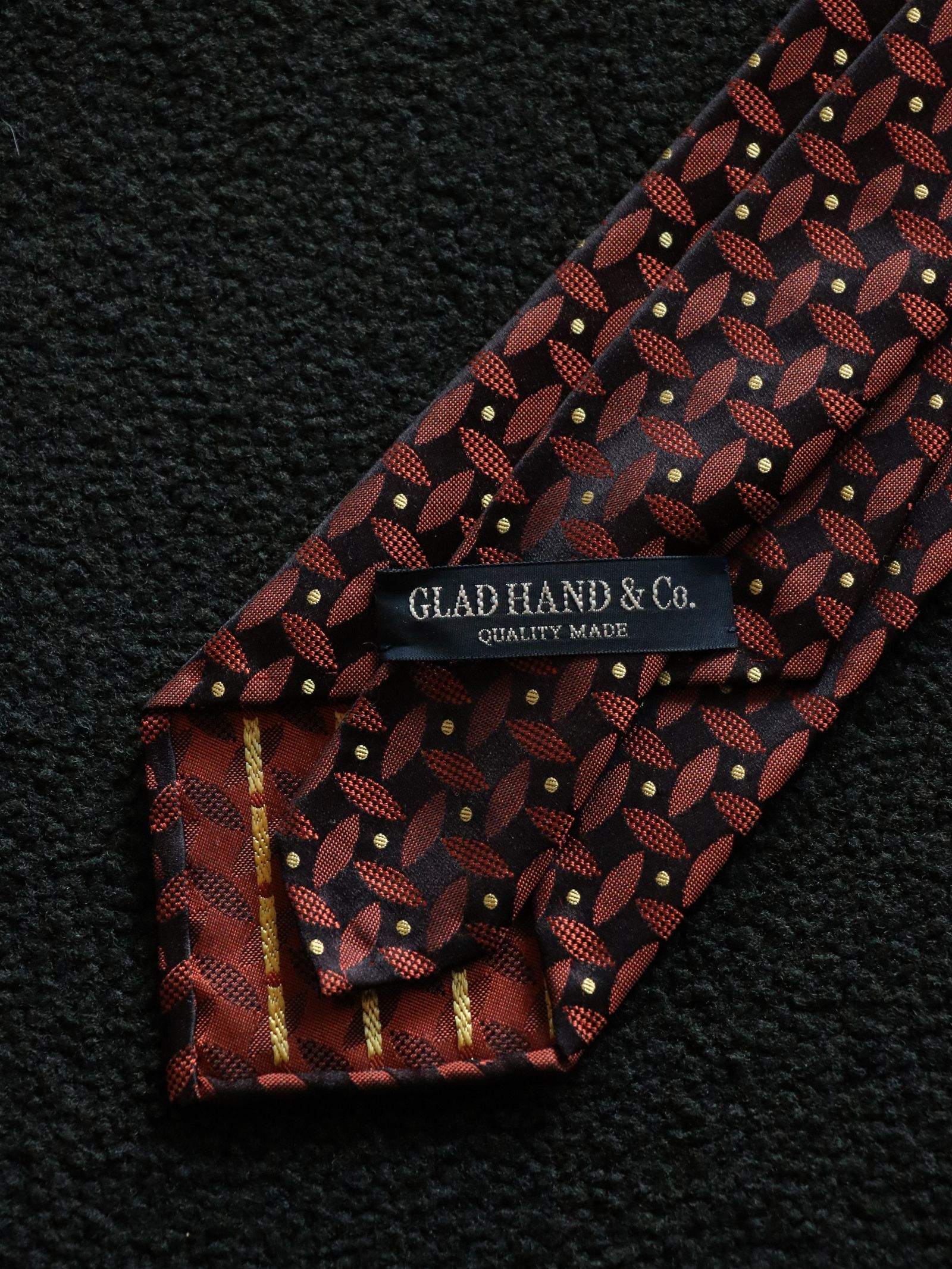 GLAD HAND & Co. - Tailored Peru Four In Hand Tie (Brown 