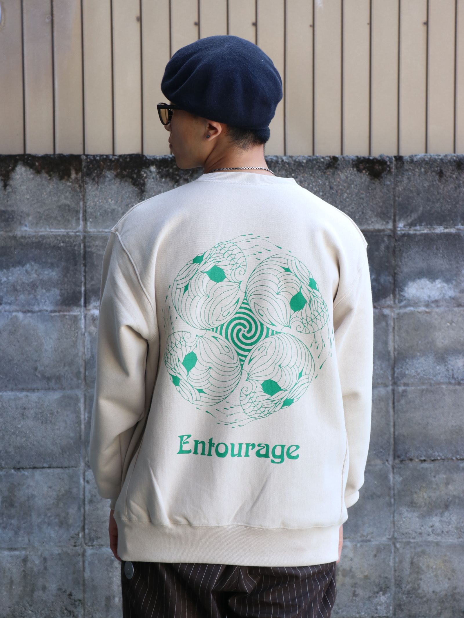 Entourage 12OZ CREW NECK SWEAT (SAND)