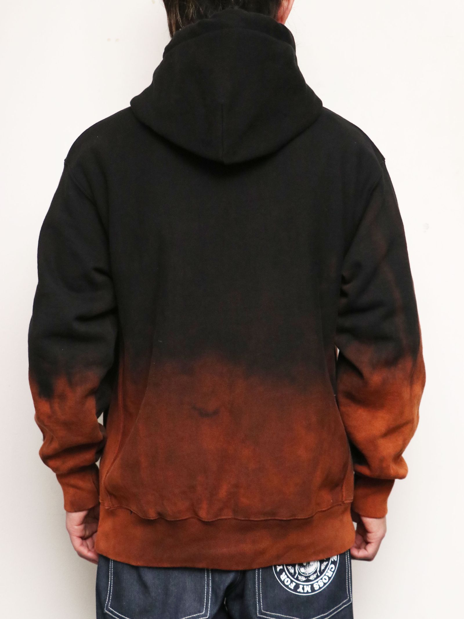 オリジナルヘビーオンスブリーチパーカー(ブラック) / ORIGNAL HEAVY OZ BLEACH PARKA (BLACK)